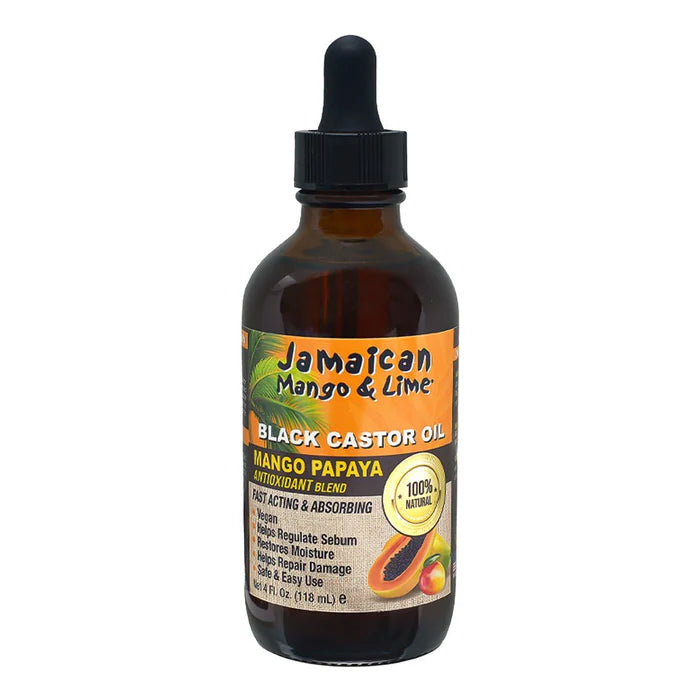 JAMAICAN M/L BLACK CASTOR OIL Mango Papaya 4oz